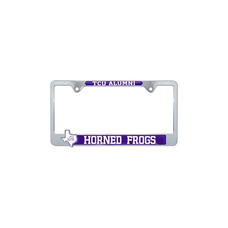 TCU Texas Christian University Alumni 3D License Plate Frame