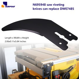 N695948 Table Saw Riving Knife Compatible with DeWalt Replaces DWE7485