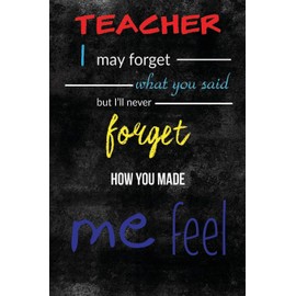 Gift for Teacher Leaving: Will Never Forget – Appreciation Gift
