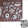 Universe Astronaut Metal Die Cuts, Universe Astronaut Decor Metal Cutting