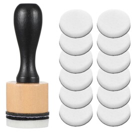 Oruola 13Pcs Ink Blending Brushes, Ink Blending Tool and 12 Pcs Replacement Refill Sponge Domed Foam Pads Art Supplies for Scrapbooking Painting Drawing Art Supplies Distressing Blending