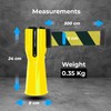 Retractable Traffic Cone Topper Tape - 3 Meter | Yellow