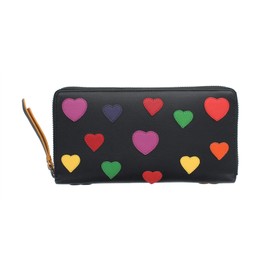 VISCONTI Love Collection Passion Leather with All-Round Zip Wallet RFID LV5, black, Modern