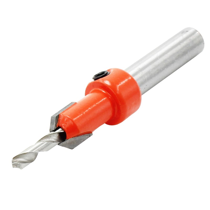 5pcs Countersink Drill Bit Woodworking Screws Chamfering Wood Hole Drills