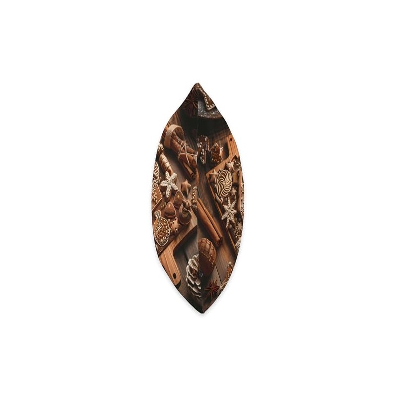 Whimsical Gingerbread House Kit Design Throw Pillow