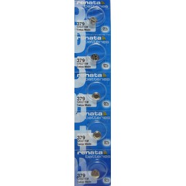 379 Watch battery - Strip of 5 Batteries