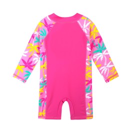 HUAANIUE Baby/Toddler Girl Swimsuit Long Sleeve Rashguard Swimwear CocoTree 2-3 T