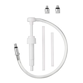 Zikefest Lower Unit Gear Oil Pump, Gear Oil Pump for Standard Quart Bottles, with 3/8 inch Metal Swivel, 8mm 10mm Metal Adapters, Fit Most Mariner and Mercury Boat Outboard Motors