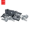 Mounting Clamp Rod Mat Fence Tension Wire Holder with Self-Tapping