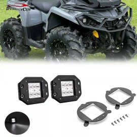 DYSO Fit Can-Am Outlander 450 500 570 LED Headlight Conversion Light Pods Mount Kit
