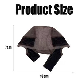 Lace Front Wig Grip Cap, Wig Caps to Hold Wig in Place, Brown U-Shaped Velvet Lace Wig Cap, Comfortable and Adjustable Design for All-Day Wear