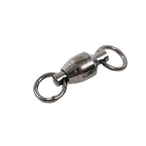 Spro Ball Bearing Swivel with 2 Welded Ring-Pack of 2 (NS Black, Size 5)