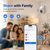 Hawkray 2 Pack Indoor Home Security Camera, Plug-in WiFi, 2.4&5GHz