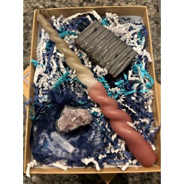 Witchy Personal Protection Kits - With Handmade Soap, Spell Candle & Crystals