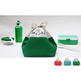 Rosty Mepal 263555 Lunch Cloth, Green, Approx. Width 11.6 x Depth 5.1 x Height 7.9 inches (29.5 x 13 x 20 cm), Insulated Lunch Pouch