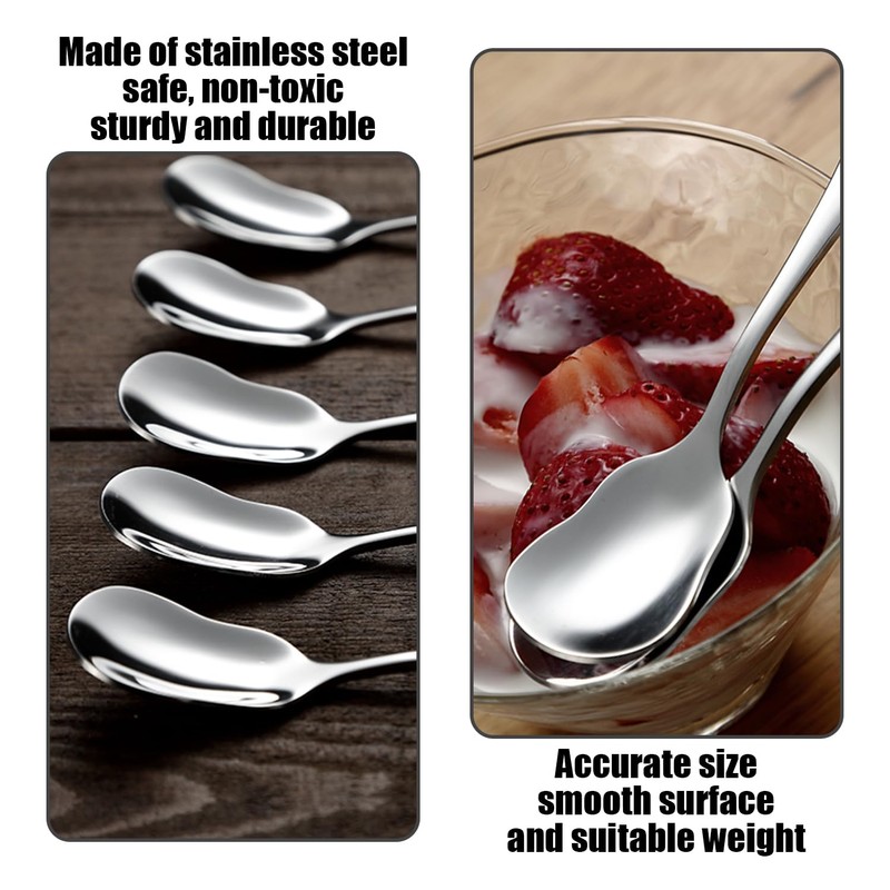 6pcs Ice Cream Spoons, 2pcs Mud Scraper, Ice Cream Divider,