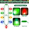 6PCS Christmas Accessories, Light Up Christmas Necklace Headband Glasses Set,