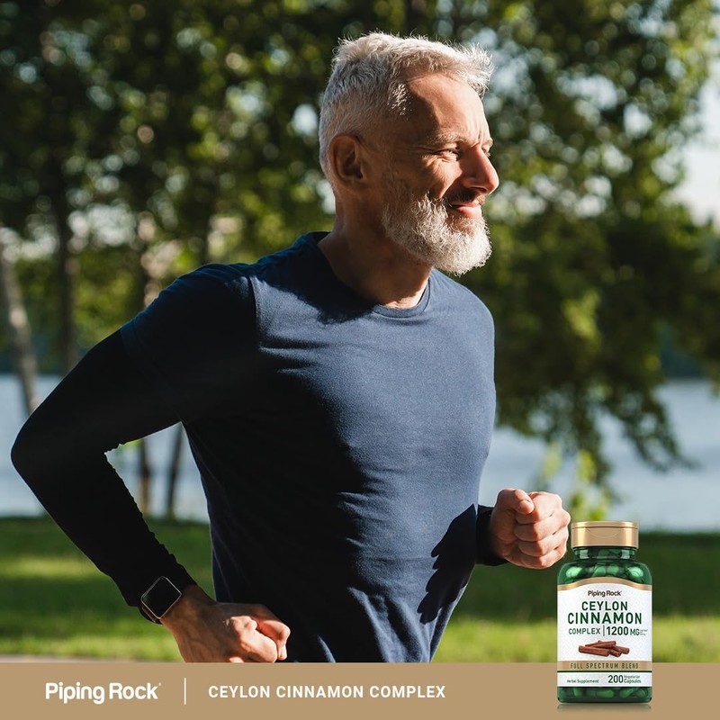 Piping Rock Ceylon Cinnamon Complex Capsules 1200 mg | 200