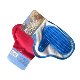 Pet Touch Pet Hair Removal & Massage Glove (Colour May Vary)