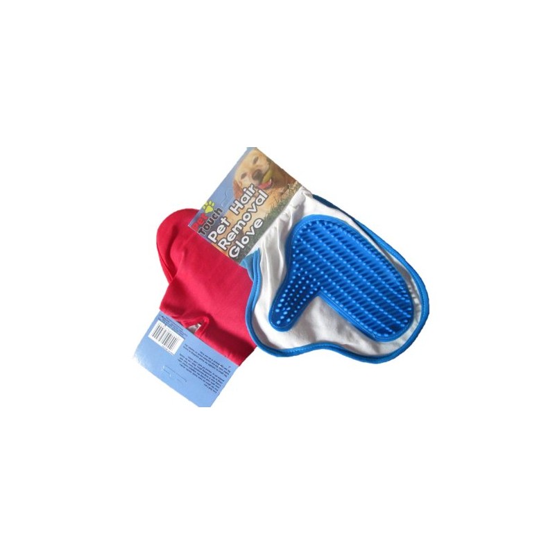 Pet Touch Pet Hair Removal & Massage Glove (Colour May