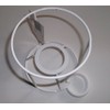 Lampshade Frame Round, für E14 & 27, weiß, Ø 10