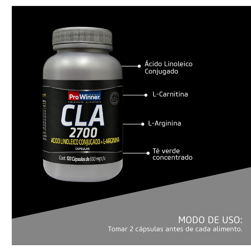 ProWinner | CLA-2700 120 caps | CLA, L- Carnitina, L-