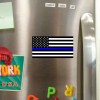 Texas Hart Designs Blue Lives Matter Flag Fridge Magnet Police
