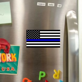 Texas Hart Designs Blue Lives Matter Flag Fridge Magnet Police First Responder