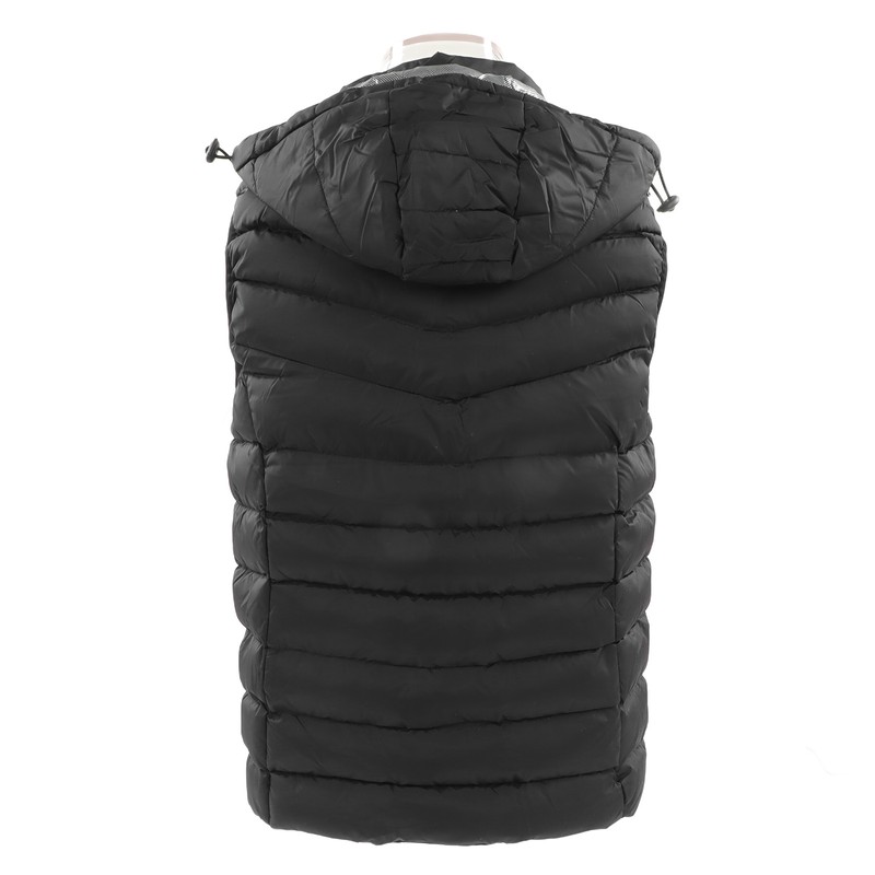 Heated Vest Three Level Temperature Adjustment Waterproof Black Electric Heating