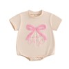 MOLZULAMS Baby 1st Birthday Girl Outfit Sweet One Bow Embroidery