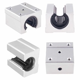 ONLISUM 4 X SBR12UU Linear Slide Bearing Blocks for SBR12 Linear Guide Rail (Bore Diameter: 12mm)