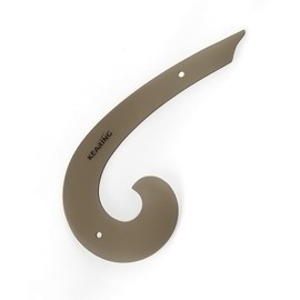KEARING 9"(23CM) Classic Plastic French Curve Ruler Vary Form Curve Clear Hip Measuring Curve Ruler for Sewing Fashion Pattern Making Dressing Making, Design Supplies
