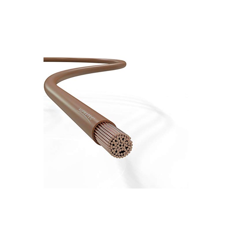 AUPROTEC FLRY-B Car Cable 0.35 mm² 10 m Ring Brown