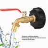 IBC Tote Adapter 3/4in Brass Tote Fitting Coarse Thread 275‑330