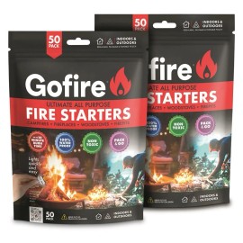 GOFIRE New GoFire Ultimate All Purpose Fire Starter 100 ct. Outdoor Quick Firestarters