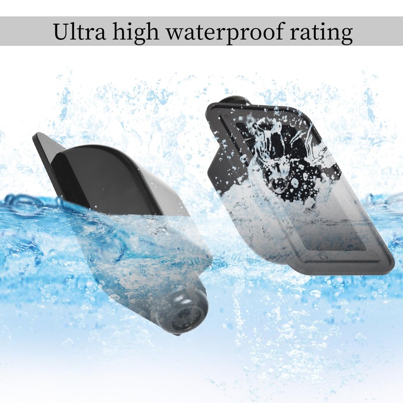 Pack of 2 roof feedthrough, waterproof ABS motorhome cable guide,