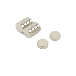 Magnet Expert® 12mm dia x 4mm thick N42 Neodymium Magnet - 3kg Pull ( Pack of 10 )