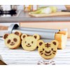 Tiger Crown Bear Bread with Stencil 2388