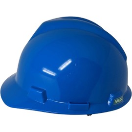 MSA Safety C217092 Super-V Protective Cap with Fas-Trac Suspension, CSA Type II, Blue
