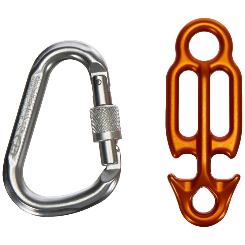 Climbing Technology Grove Discensore Insurer Kit Multi-Hook Clasp, Orange