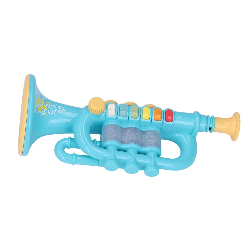 Horn Toy Simulation Design Dynamic Lighting Effect Musical Instrument Horn