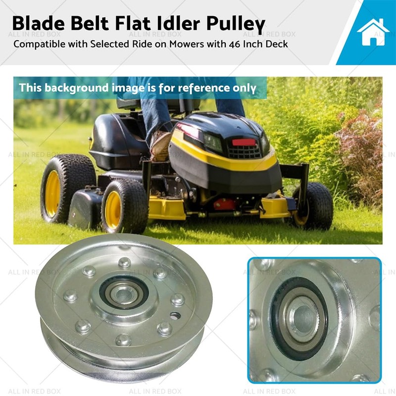 MAX COOL Blade Belt Flat Idler Pulley Suitable for MTD