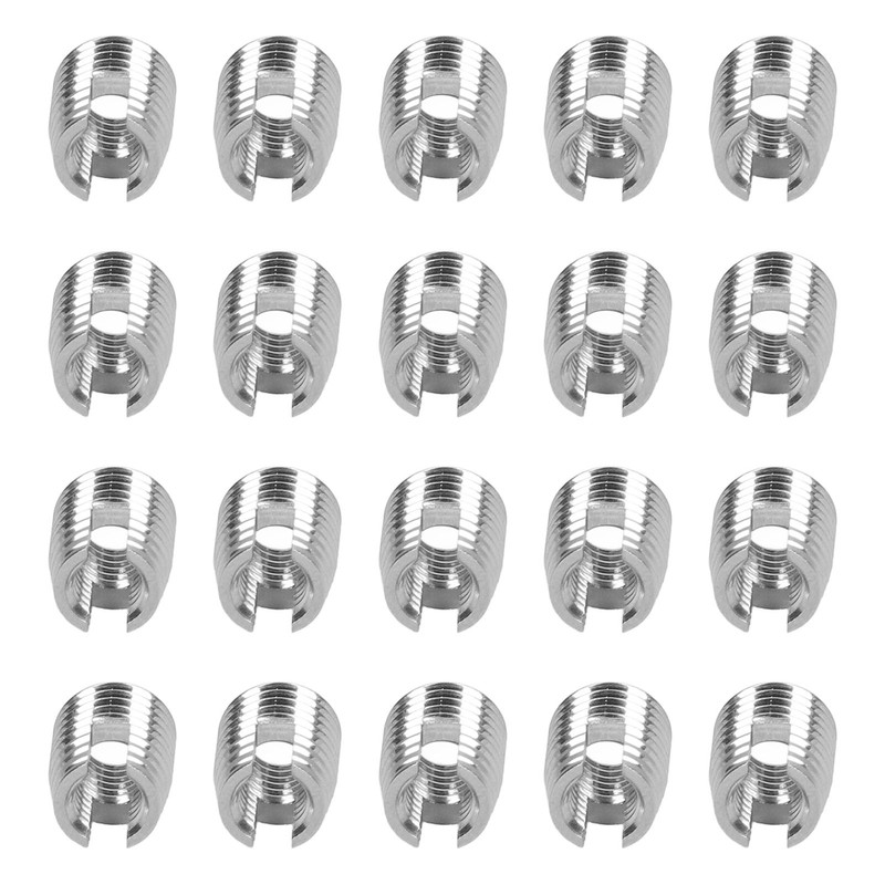 20PCS Self Tapping Insert Stainless Steel Slotted Wire Thread Repair