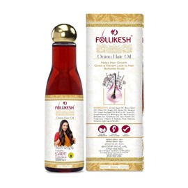 Generic Onion Hair Oil for Hair Growth & Thicker Hair Enriched with Onion, Almond, Black Sesame, and Argan Extracts - 100ml