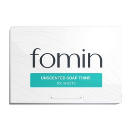 FOMIN - Antibacterial Paper Soap Sheets for Hand Washing - (100 Sheets) Unscented Portable Travel Soap Sheets, Dissolvable Camping Mini Soap, Portable Hand Soap sheet