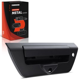 A-Premium - Upgraded Metal Tailgate Handle Compatible with Ford F150 2018 2019 2020 - Primed Black Handle, w/Camera Hole, LED Hole & Keyhole - Replace# JL3Z-9943400-AAPTM-Metal