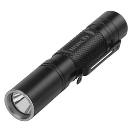 BORUIT RJ13 Rechargeable Tactical Flashlight 500 High Lumens 5 Modes Super Bright IP66 LED EDC Flashlights with Clip, Memory for Camping Home Emergency Rescue Hunting Repair, Gifts for Men
