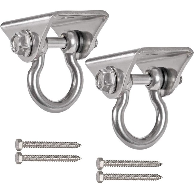WAREMAID 2 Pack Heavy Duty 180° Swing Hangers, Stainless Steel Swing