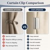 10pcs Curtain Clips, Magnetic Curtain Clips for Indoor, Outdoor, Bedroom