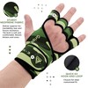 RDX Weightlifting Gloves Gym Anti Slip Long Strap Muscle Training